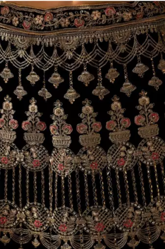 Multicolour Embroidered Lehenga choli with Blouse